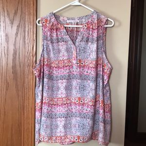 Violet and Claire sleeveless blouse